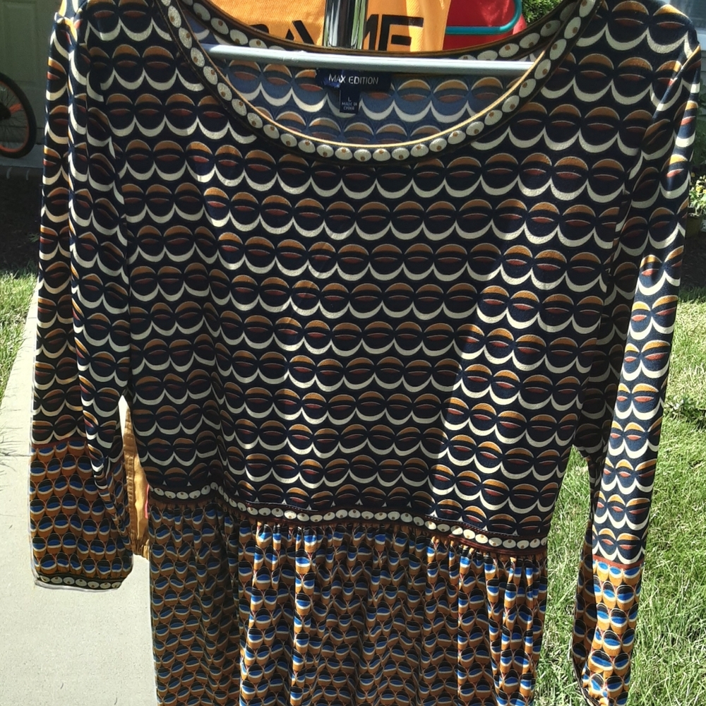 Cute Geometric print dress